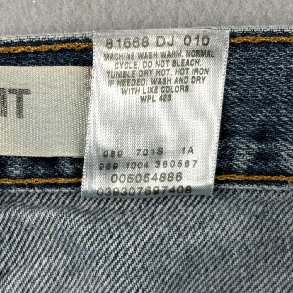 Levi's 505 Regular Fit Jeans Men's 34x34 Straight Leg Y2K Denim Good Fade